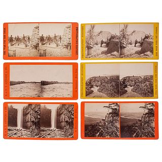 E. & H.T. Anthony, Collection of Southern Civil War Stereoviews, Incl. Views of Morris Island, Charleston, SC
