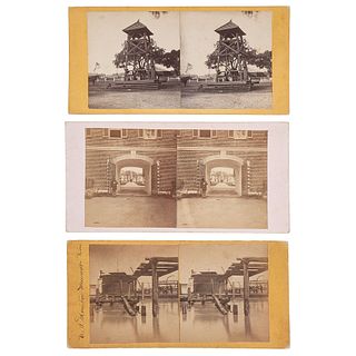 Theodore Lilienthal, Three New Orleans Stereoviews with Civil War Subject Matter