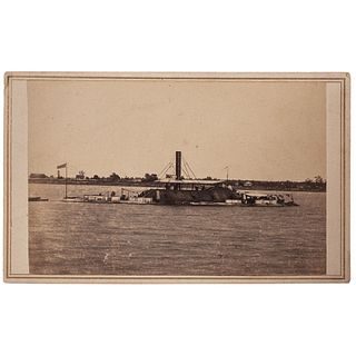 CDV of Confederate Ironclad Ram Tennessee by McPherson & Oliver