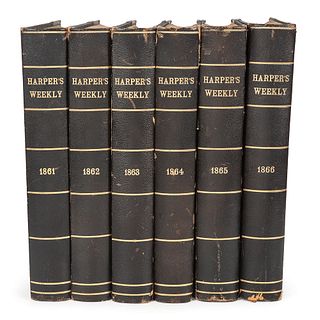 Harper's Weekly Bound Volumes, 1861-1866