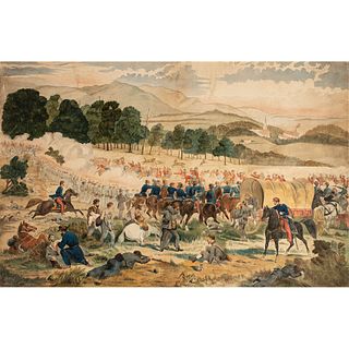 Battle of Gettysburg Watercolor