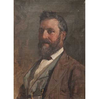 Charles T. Webber Oil Portrait of Alfred Ward Grayson Davis