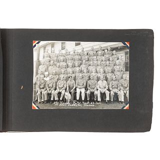 Photograph Album Detailing the Experiences of Two Indiana Military Units in the Pacific Theater During WWII