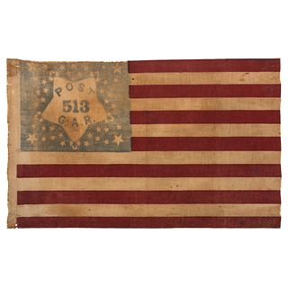 44-Star GAR Post 513 Flag