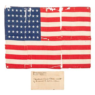 46 and 48-Star American Flags, Incl. Women's Relief Corps Funeral Flag
