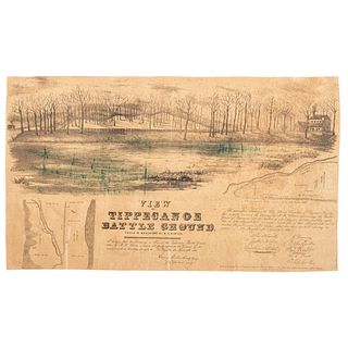 View of Tippecanoe Battle Ground, by M.H. Winton, Plus