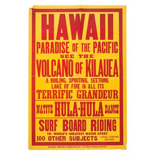 Hawaii - Paradise of the Pacific Broadside Poster