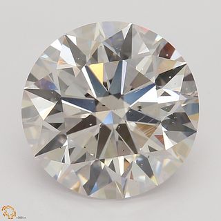 3.01 ct, Faint Pinkish Brown, SI1, Round cut Diamond. Appraised Value: $97,800 