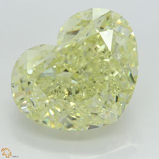 20.20 ct, Lt. Yellow, SI1, Heart cut Diamond. Appraised Value: $668,500 