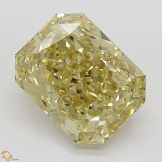 7.02 ct, Brn. Yellow, VS1, Radiant cut Diamond. Appraised Value: $127,600 