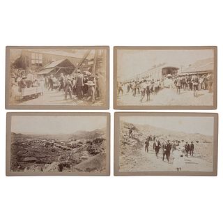 Arizona Territory Boudoir Card Collection Documenting President McKinley's Visit to the Congress Mine, 1901 and Views of the Town
