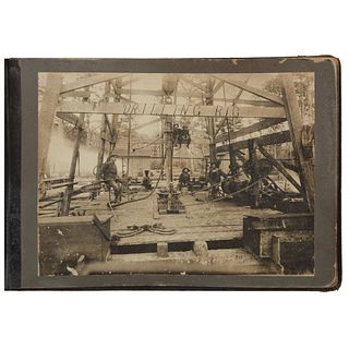 Rare Texas Oil Exploration Photo Album, 1903-1912
