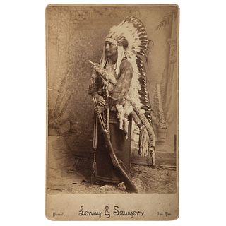 Lenny & Sawyers Boudoir Photograph of Kiowa Chief Lone Wolf