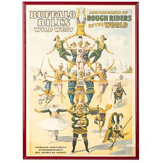 Buffalo Bill's Wild West and Congress of Rough Riders of the World Poster by Chaix, Paris