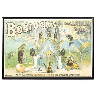 Frank C. Bostock's Great Animal Arena Poster by American Litho Co., 1903