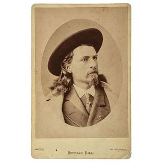 Buffalo Bill Cody Cabinet Card by Sarony