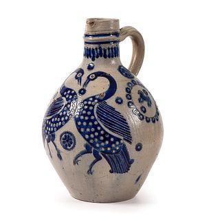 A Finely Decorated Westerwald Stoneware Pitcher 