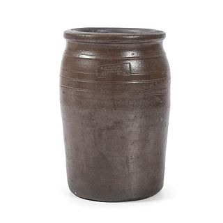 An Early West Virginia Stoneware Crock