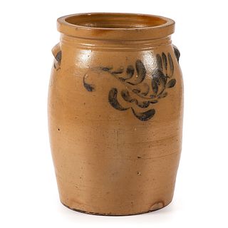 A Rare Pennsylvania Three Gallon Stoneware Jar