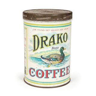 A Rare Drako Coffee Tin