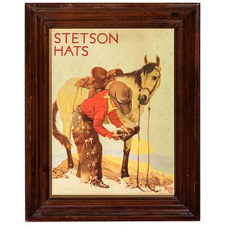 A Stetson Advertising Poster