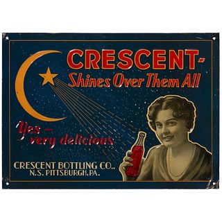 Three Crescent Bottling Co. Tin Signs