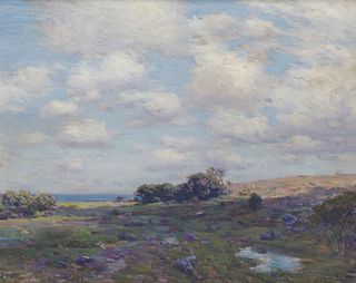CHARLES HAROLD DAVIS, (American, 1856-1933), Coastal Landscape