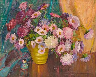 NELL GERTRUDE WALKER WARNER, (American, 1891-1970), Floral Still Life