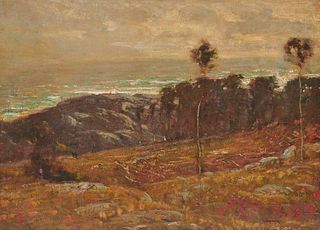 PAUL DOUGHERTY, (American, 1877-1947), Coastal View