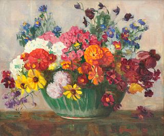 MARGUERITE STUBER PEARSON, (American, 1898-1978), Floral Still Life, 1928