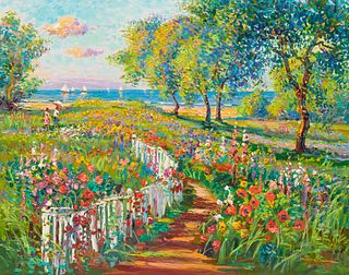 WAYNE BEAM MORRELL, (American, 1923-2013), Sunlit Seaside Poppies