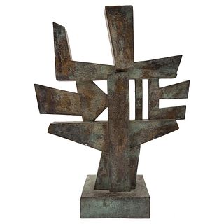 GUNTHER GERZSO, Los instrumentos del deseo, Signed and dated 97, Bronze sculpture 6 / 6, 21 x 16.3 x 6.2" (53.5 x 41.5 x 16 cm)