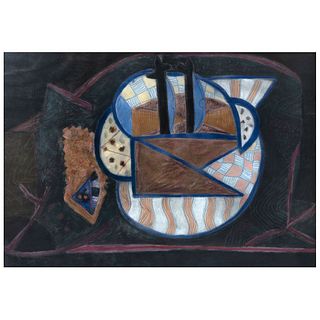 RODOLFO NIETO, Untitled (Guajolote), Unsigned, Pastels on paper, 27.5 x 39.3" (70 x 100 cm)