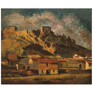 ARTURO SOUTO, Untitled, Signed, Oil on canvas, 21.6 x 25.5" (55 x 65 cm)
