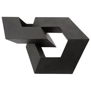 ERNESTO HUME, Doce, Signed with monogram on plate, Recinto stone sculpture, Unique piece, 8.4 x 25.9 x 15.7" (21.5 x 66 x 40 cm), Certificate