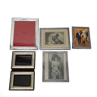Lot of Sterling and Silver Photo Frames