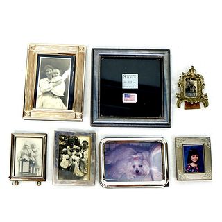 Sterling and Assorted Silver Photo Frames