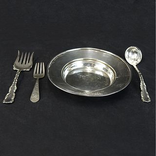 Four (4) Sterling Silver Tableware