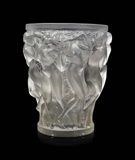 A Lalique Bacchantes Vase