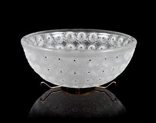 A Lalique Nemours Bowl