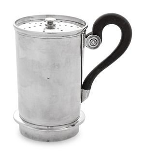 A French Silver Tea Strainer