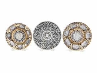 Three Continental Silver Dishes