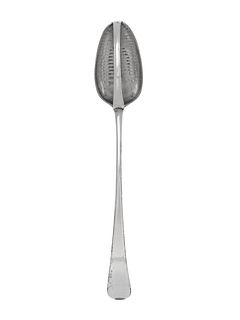 A George III Silver Strainer Spoon
