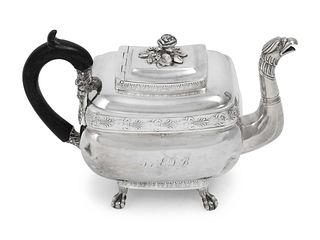 An American Silver Teapot