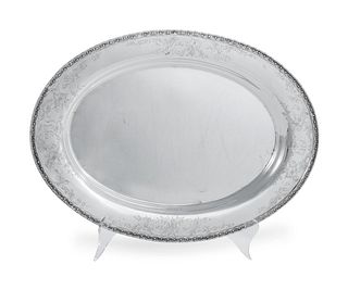 An American Silver Serving Tray