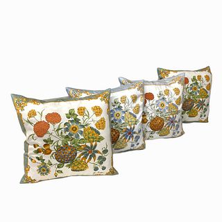 (7) Collection of Jim Thompson Silk Pillows