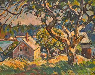 WILLIAM LESTER STEVENS, (American,1888-1969), Vinalhaven, Maine