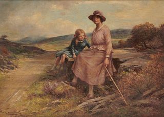 WILLIAM KAY BLACKLOCK, (English, 1872-1922), The Top of the Hill
