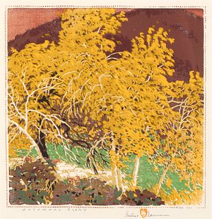 Gustave Baumann, Autumnal Glory, 1920, 1936
