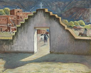 Elanor Colburn, Gateway to Taos, 1930